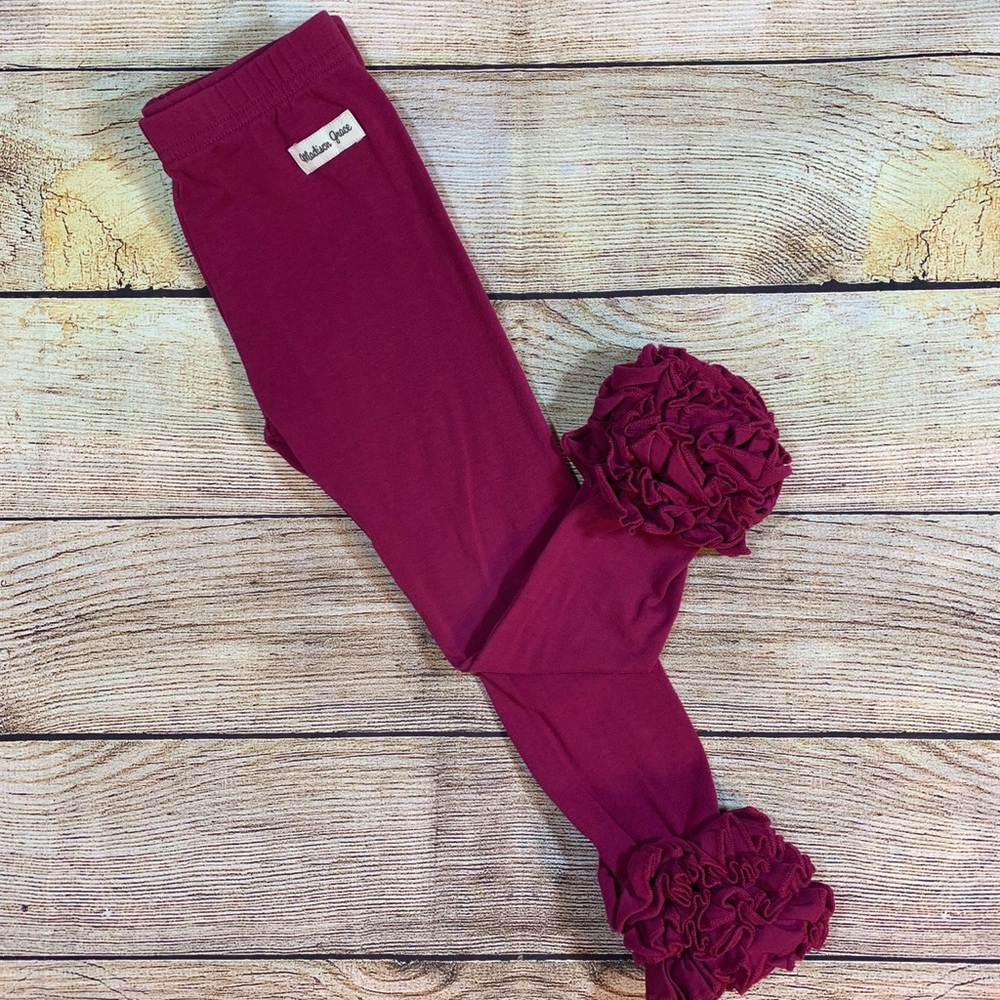 Madison Grace Plum Icing pants